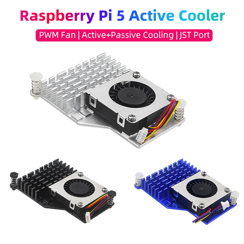 Raspberry Pi Water Cooling Kit - Raspberry Pi 5, refroidisseur actif PWM,